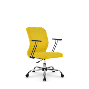Кресло SU-Mr-4/подл.110/осн.006 желтый в Чите
