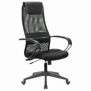 Кресло Brabix Premium Stalker EX-608 PL (ткань-сетка/кожзам, черное) 532090 в Чите
