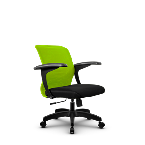 Офисное кресло SU-M-4/подл.160/осн.001, Зеленый/Черный в Чите