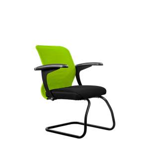 Офисный стул SU-M-4/подл.160/осн.008, Зеленый/Черный в Чите