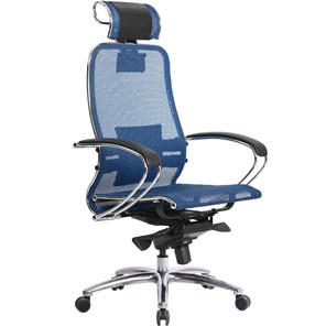Кресло офисное Samurai S-2.04, синий в Чите