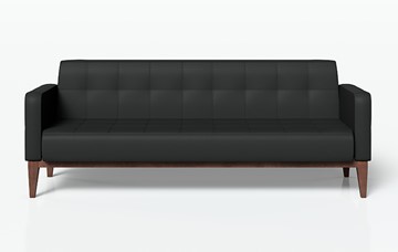 Офисный диван трехместный Норд, черный 193 в Чите