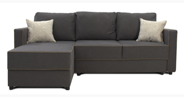 Угловой диван Jordan (Uno grey+Atrium01+Uno cottun) в Чите