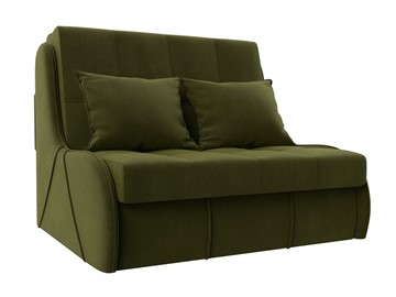 Прямой диван Риттэр 100, Зеленый (Микровельвет) в Чите