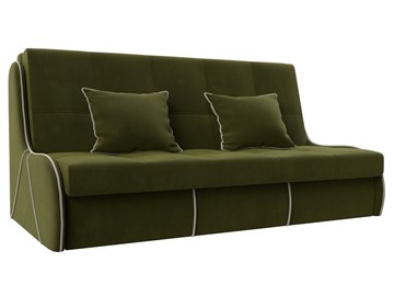 Прямой диван Риттэр 160, Зеленый/Бежевый (Микровельвет) в Чите