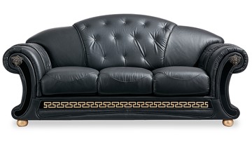 Раскладной диван Versace (3-х местный) black в Чите