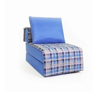 Бескаркасное кресло Харви, синий - квадро в Чите