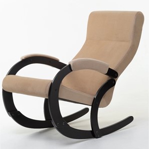 Кресло-качалка в гостиную Корсика, ткань Amigo Beige 34-Т-AB в Чите
