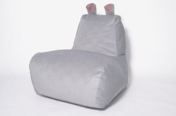 Кресло-мешок Бегемот серый в Чите
