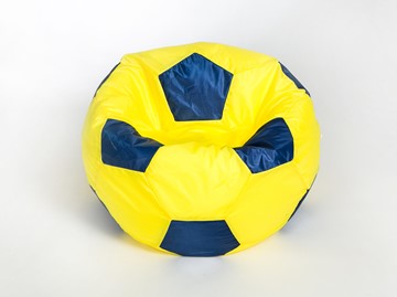 Кресло-мешок Мяч малый, желто-синий в Чите