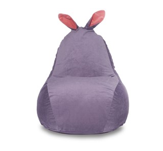 Кресло-мешок Зайка (короткие уши), сливовый в Чите
