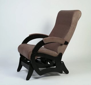 Кресло маятниковое Амелия, ткань кофе с молоком 35-Т-КМ в Чите