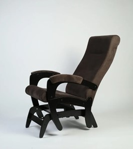 Кресло-качалка Версаль, ткань шоколад 36-Т-Ш в Чите