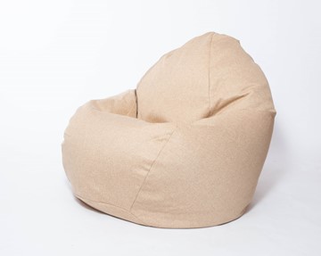 Кресло-мешок Макси, рогожка, 150х100, песочное в Чите