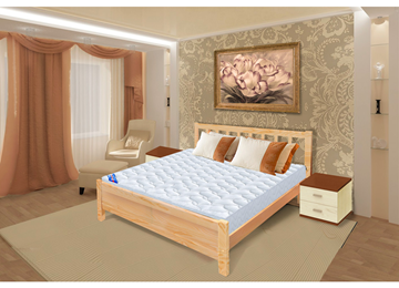 Спальная кровать Прага 160х200 с оcнованием в Чите
