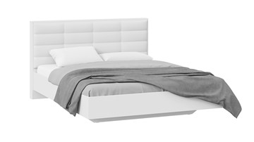 Мягкая кровать Агата тип 1 (Белый) в Чите