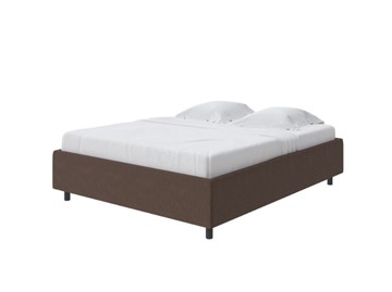 Спальная кровать Como (Veda) Base 1 140x200, Рогожка (Levis 37 Шоколад) в Чите