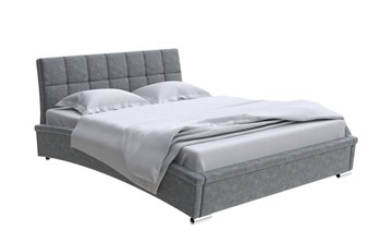 Двуспальная кровать Орматек Corso-1L 140x200, Велюр (Gratta 4 Серый космос) в Чите