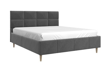 Спальная кровать Ханна 180х200 (Холодный Серый) с основанием в Чите