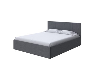 Кровать спальная Helix Plus 160х200, Рогожка (Savana Grey (серый)) в Чите