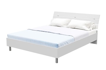 Спальная кровать Rest 1, 180х200, ЛДСП (Белый) в Чите