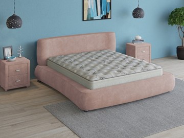 Кровать спальная Zephyr 180х200, (Велсофт Винтажный розовый) в Чите