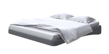 Парящая кровать 2-спальная 160х200, Рогожка (Savana Grey) в Чите