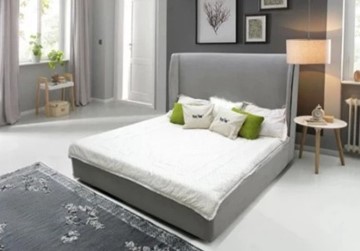 Кровать с мягким изголовьем Комо 2100х2150 мм в Чите