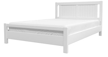 Кровать полутороспальная Ванесса из массива сосны (Белый Античный) 140х200 в Чите