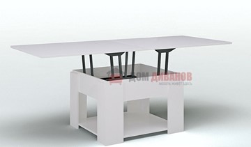 Складной стол-трансформер DetalMaster Модерн, белый глянец в Чите