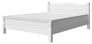 Двуспальная кровать Мюнхен-4 (Белый античный) 160х200 в Чите