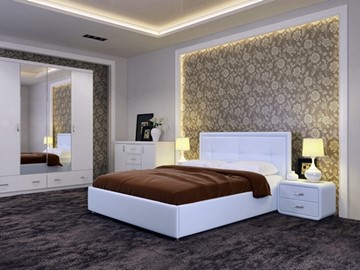 Спальная кровать Adele размер 140*200 с основанием в Чите