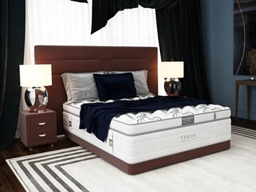 Спальная кровать Modern/Basement 180х200, Флок (Велсофт Спелая слива) в Чите