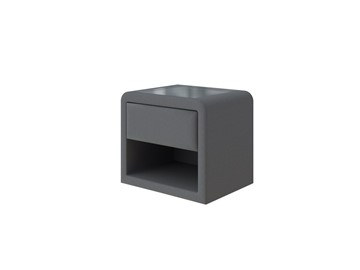 Тумбочка Cube 52х41, Рогожка (Savana Grey (серый)) в Чите