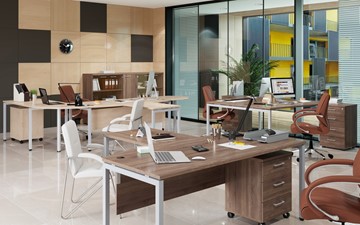 Комплект офисной мебели Xten S 1 - один стол с приставным брифингом в Чите