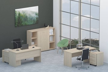 Мебель для персонала Twin для 2 сотрудников со шкафом для документов в Чите