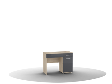 Косметический стол Silvia, Ст-01, цвет фасада антрацит в Чите