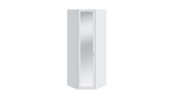Угловой шкаф Ривьера с зеркалом СМ 241.23.003 (Белый) в Чите