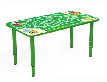 Растущий стол Насекомые (Бежевый,Зеленый) в Чите