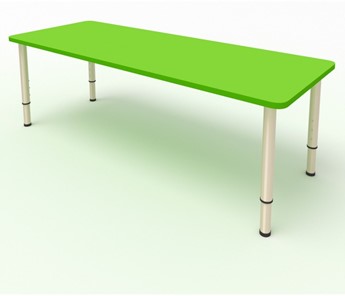 Стол детский 2-местный  (по одну сторону столешн.) СДО-2 (0-3) зеленый в Чите