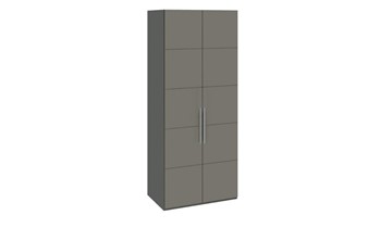 Распашной шкаф Наоми с 2-мя дверями, цвет Фон серый, Джут  СМ-208.07.03 в Чите