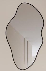 Круглое зеркало Абстракция с кантом в Чите