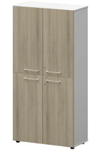 Шкаф с 4-мя дверьми Kortez СМШ48.2.28F, Кронберг/белый брилиант в Чите
