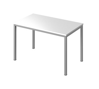 Стол на металлокаркасе СL-31 (Белый/каркас серый) в Чите