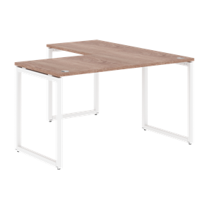 Письменный стол угловой левый XTEN-Q Дуб-сонома- белый XQCT 1415 (L) (1400х1500х750) в Чите