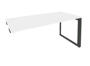 Стол приставка O.MO-SPR-4.8 Антрацит/Белый бриллиант в Чите