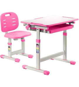 Детский стол-трансформер SET Holto-2 розовый в Чите