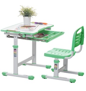 Комплект растущей мебели SET Holto-2А зеленый в Чите