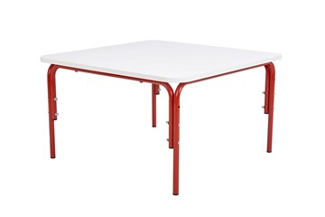 Детский растущий стол Фея Мой малыш, 0-1 гр., белый-красный в Чите