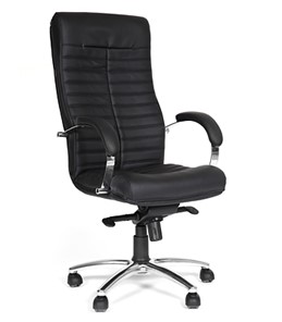 Офисное кресло CHAIRMAN 480 Экокожа премиум черная в Чите